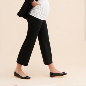 Maeve Black Cropped Pants